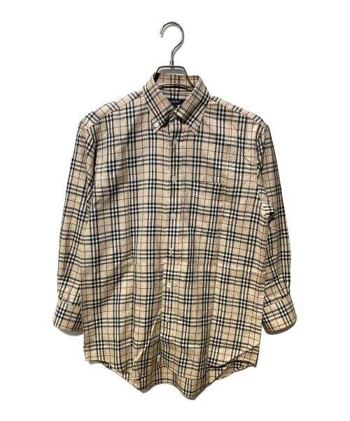 BURBERRY LONDON（バーバリーロンドン）BURBERRY LONDON (バーバリーロンドン) ノバチェックシャツ ベージュ サイズ:Mの古着・服飾アイテム