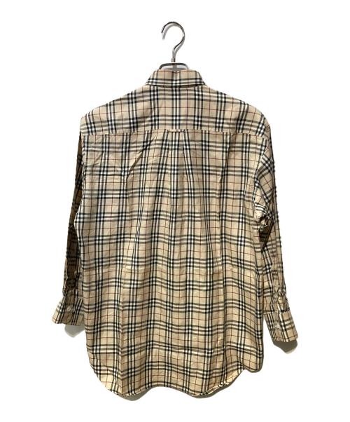 BURBERRY LONDON（バーバリーロンドン）BURBERRY LONDON (バーバリーロンドン) ノバチェックシャツ ベージュ サイズ:Mの古着・服飾アイテム