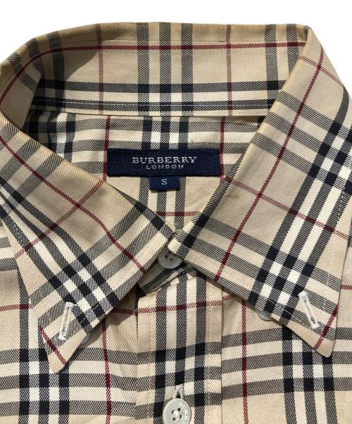 BURBERRY LONDON（バーバリーロンドン）BURBERRY LONDON (バーバリーロンドン) ノバチェックシャツ ベージュ サイズ:Mの古着・服飾アイテム