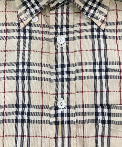 BURBERRY LONDON（バーバリーロンドン）BURBERRY LONDON (バーバリーロンドン) ノバチェックシャツ ベージュ サイズ:Mの古着・服飾アイテム