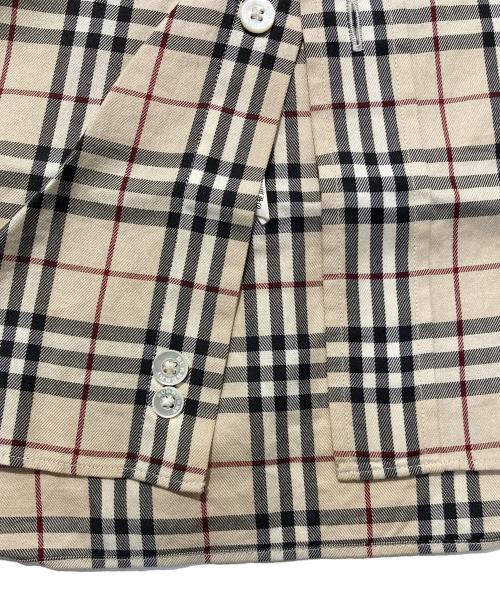 BURBERRY LONDON（バーバリーロンドン）BURBERRY LONDON (バーバリーロンドン) ノバチェックシャツ ベージュ サイズ:Mの古着・服飾アイテム