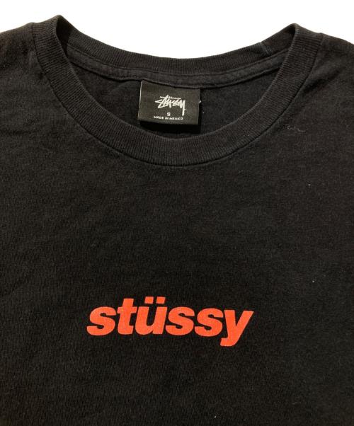 stussy（ステューシー）stussy (ステューシー) ロゴTシャツ ブラック サイズ:Sの古着・服飾アイテム