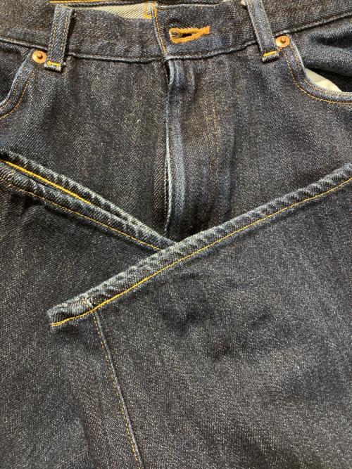 YAECA（ヤエカ）YAECA (ヤエカ) ワイドストレートデニムパンツ インディゴ サイズ:W34の古着・服飾アイテム