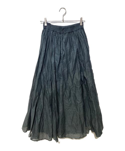 MARILYN MOON（マリリンムーン）MARILYN MOON (マリリンムーン) MOON TUCK TECHNIGUE SHEER SKIRT ブラック サイズ:Sの古着・服飾アイテム