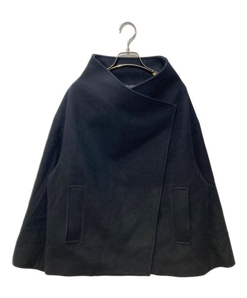 heliopole（エリオポール）heliopole (エリオポール) WOOL STAND COLLAR BLOUSON ブラック サイズ:SIZE38の古着・服飾アイテム