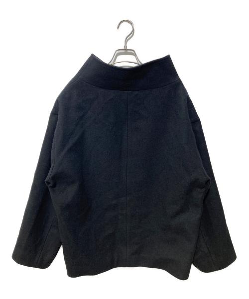 heliopole（エリオポール）heliopole (エリオポール) WOOL STAND COLLAR BLOUSON ブラック サイズ:SIZE38の古着・服飾アイテム