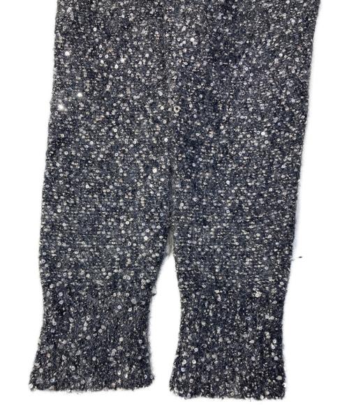 Curensology（カレンソロジー）Curensology (カレンソロジー) スパングルショートカーディガン グレー サイズ:SIZE Freeの古着・服飾アイテム
