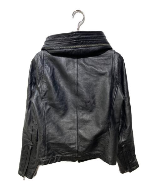KATHARINE HAMNETT（キャサリンハムネット）KATHARINE HAMNETT (キャサリンハムネット) レザージャケット ブラック サイズ:Mの古着・服飾アイテム