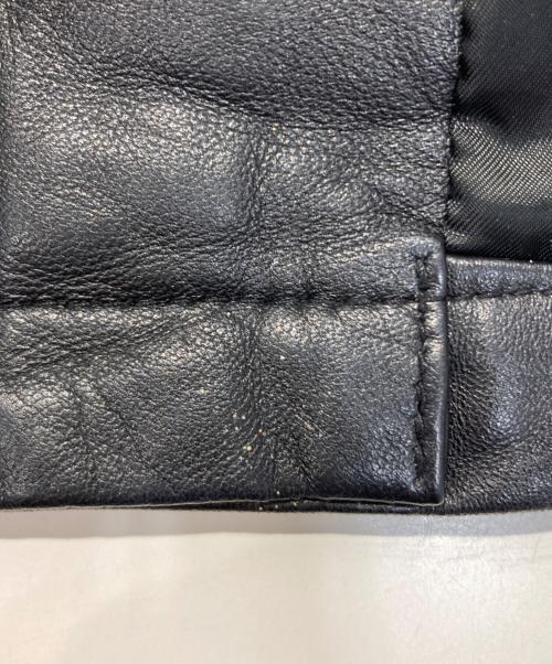 KATHARINE HAMNETT（キャサリンハムネット）KATHARINE HAMNETT (キャサリンハムネット) レザージャケット ブラック サイズ:Mの古着・服飾アイテム
