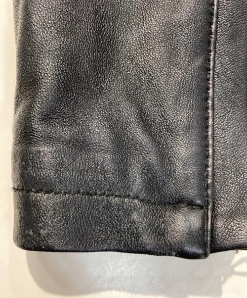 KATHARINE HAMNETT（キャサリンハムネット）KATHARINE HAMNETT (キャサリンハムネット) レザージャケット ブラック サイズ:Mの古着・服飾アイテム