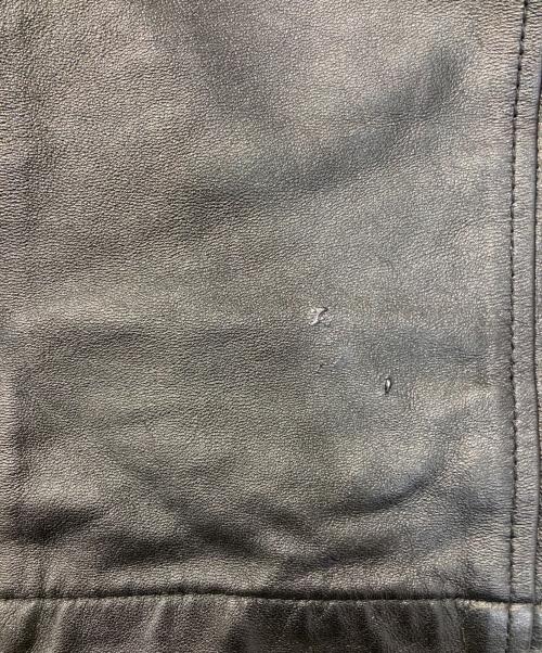 KATHARINE HAMNETT（キャサリンハムネット）KATHARINE HAMNETT (キャサリンハムネット) レザージャケット ブラック サイズ:Mの古着・服飾アイテム