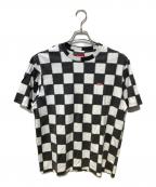 SUPREMEシュプリーム）の古着「Small Box Tee Checkerboard」｜ホワイト×ブラック