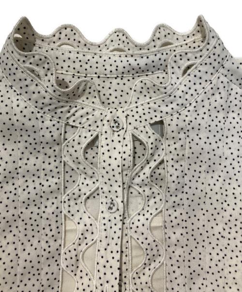 CELFORD（セルフォード）CELFORD (セルフォード) Aラインプリーツワンピース ホワイト サイズ:SIZE 36の古着・服飾アイテム