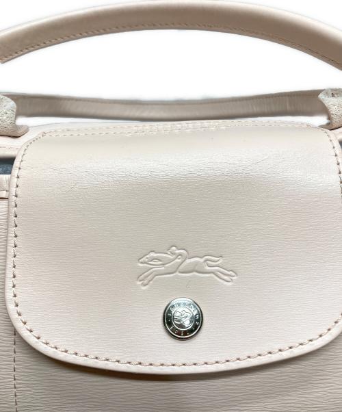 LONGCHAMP（ロンシャン）LONGCHAMP (ロンシャン) レザートートバッグ ピンクの古着・服飾アイテム