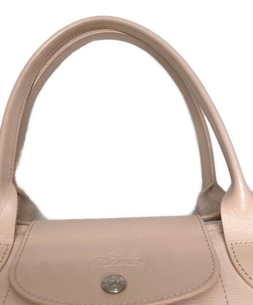 LONGCHAMP（ロンシャン）LONGCHAMP (ロンシャン) レザートートバッグ ピンクの古着・服飾アイテム