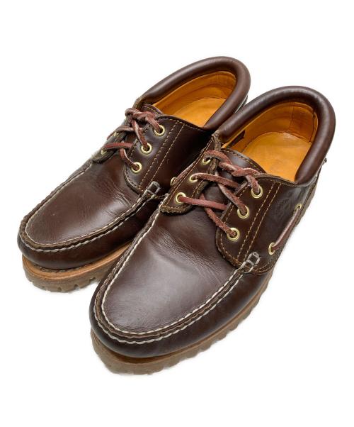 Timberland（ティンバーランド）Timberland (ティンバーランド) AUTHENTICS 3EYE CLASSIC LUGデッキシューズ ブラウン サイズ:26の古着・服飾アイテム