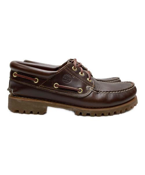 Timberland（ティンバーランド）Timberland (ティンバーランド) AUTHENTICS 3EYE CLASSIC LUGデッキシューズ ブラウン サイズ:26の古着・服飾アイテム
