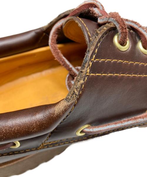 Timberland（ティンバーランド）Timberland (ティンバーランド) AUTHENTICS 3EYE CLASSIC LUGデッキシューズ ブラウン サイズ:26の古着・服飾アイテム