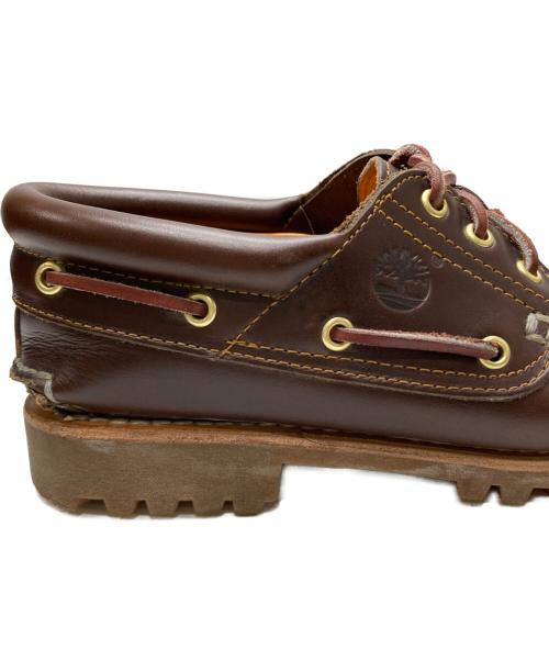 Timberland（ティンバーランド）Timberland (ティンバーランド) AUTHENTICS 3EYE CLASSIC LUGデッキシューズ ブラウン サイズ:26の古着・服飾アイテム