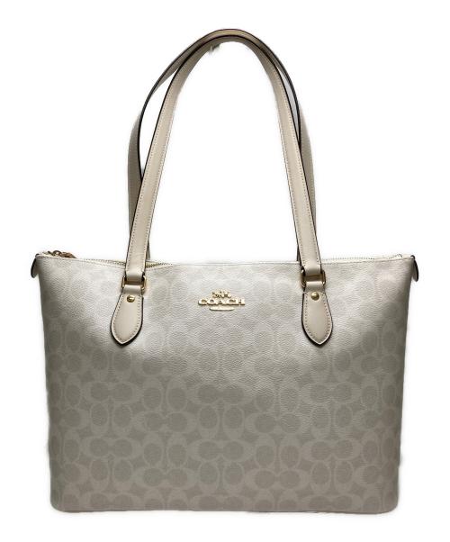 COACH（コーチ）COACH (コーチ) ギャラリートートバッグ ベージュの古着・服飾アイテム