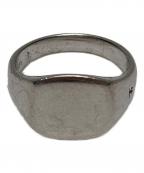 TOM WOODトムウッド）の古着「Mini Signet Cusshion Ring」｜シルバー