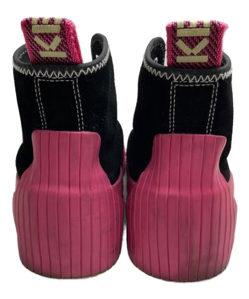 KENZO（ケンゾー）KENZO (ケンゾー) Volcano High Top W Sneaker ブラック×ピンク サイズ:SIZE 42の古着・服飾アイテム