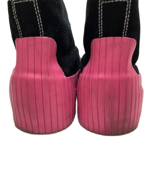KENZO（ケンゾー）KENZO (ケンゾー) Volcano High Top W Sneaker ブラック×ピンク サイズ:SIZE 42の古着・服飾アイテム