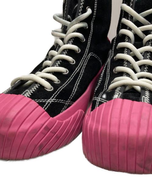 KENZO（ケンゾー）KENZO (ケンゾー) Volcano High Top W Sneaker ブラック×ピンク サイズ:SIZE 42の古着・服飾アイテム