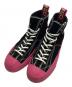 KENZO（ケンゾー）の古着「Volcano High Top W Sneaker」｜ブラック×ピンク