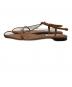 JIL SANDER (ジルサンダー) Cage フラットサンダル キャメル サイズ:SIZE 36：35000円