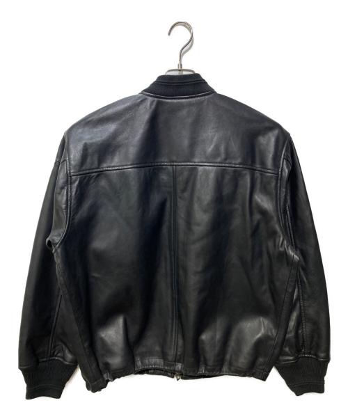 DIESEL（ディーゼル）DIESEL (ディーゼル) ラムレザージャケット L-KHAT ブラック サイズ:SIZE 46の古着・服飾アイテム