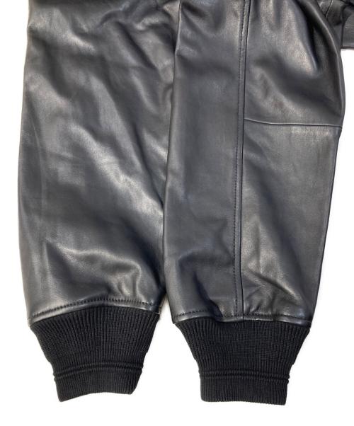 DIESEL（ディーゼル）DIESEL (ディーゼル) ラムレザージャケット L-KHAT ブラック サイズ:SIZE 46の古着・服飾アイテム