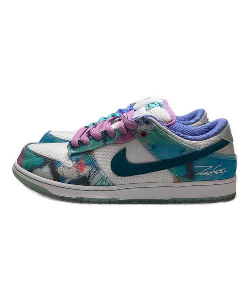 NIKE（ナイキ）NIKE (ナイキ) Futura (フューチュラ) SB Dunk Low White and Geode Teal サイズ:30㎝の古着・服飾アイテム