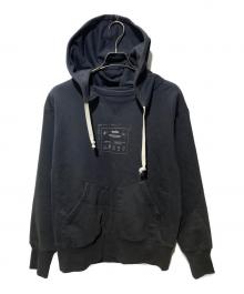 Maison Margiela（メゾンマルジェラ）の古着「1CON Hoody Hoodie」｜ブラック