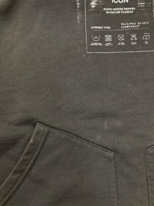 Maison Margiela（メゾンマルジェラ）Maison Margiela (メゾンマルジェラ) 1CON Hoody Hoodie ブラック サイズ:50の古着・服飾アイテム