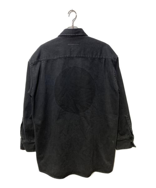 MM6 Maison Margiela（エムエムシックスメゾンマルジェラ）MM6 Maison Margiela (エムエムシックスメゾンマルジェラ) Button Up Shirts In Black ブラック サイズ:SIZE 44の古着・服飾アイテム