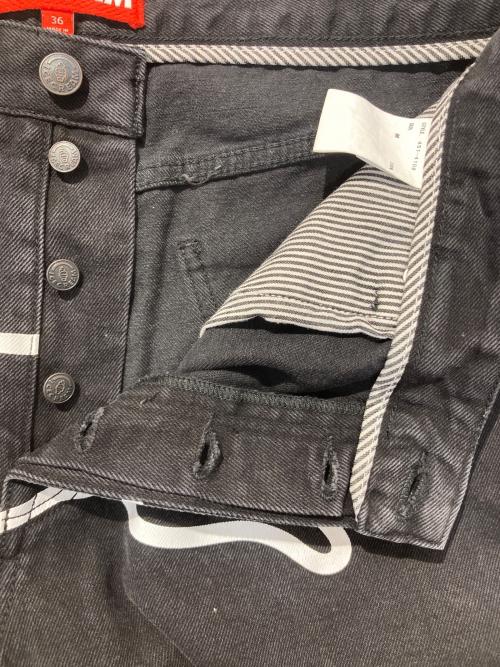 ICE CREAM（アイスクリーム）Ice Cream (アイスクリーム) BIG BLACK DENIM SHORTS BLACK CARAMEL ブラック サイズ:36の古着・服飾アイテム