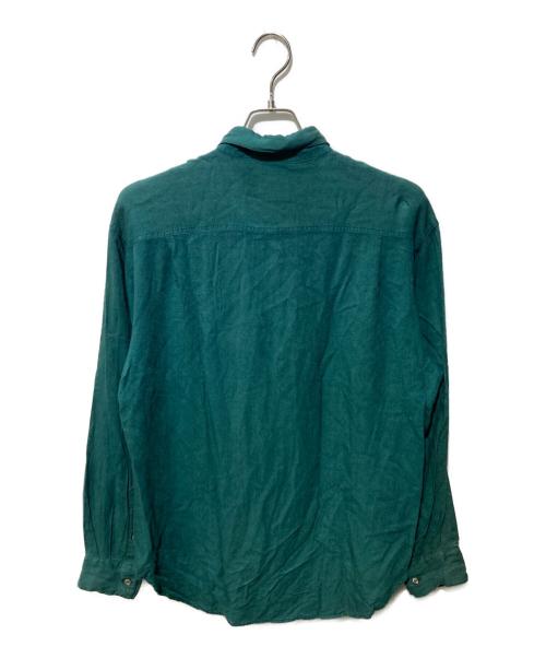 GAP（ギャップ）GAP (ギャップ) 90’s レーヨンシャツ グリーン サイズ:Mの古着・服飾アイテム