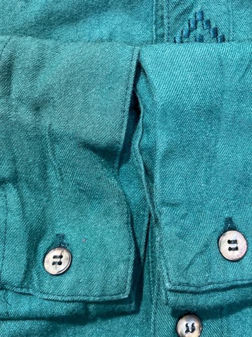GAP（ギャップ）GAP (ギャップ) 90’s レーヨンシャツ グリーン サイズ:Mの古着・服飾アイテム