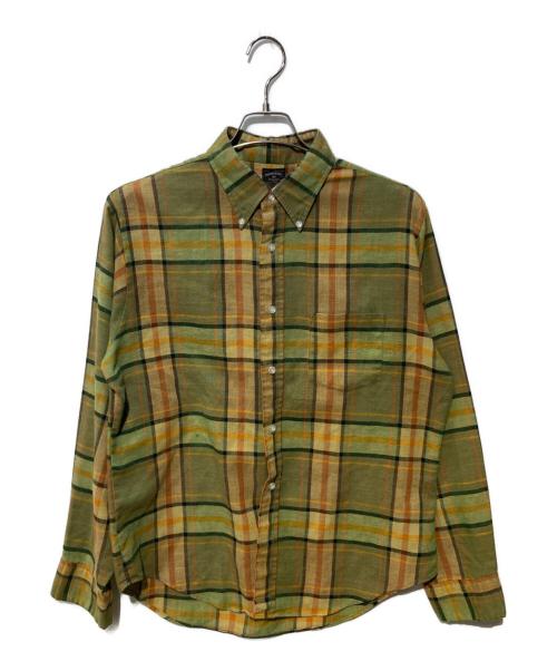 TOWN CRAFT（タウンクラフト）TOWN CRAFT (タウンクラフト) 70’s チェックBDシャツ グリーン サイズ:Lの古着・服飾アイテム