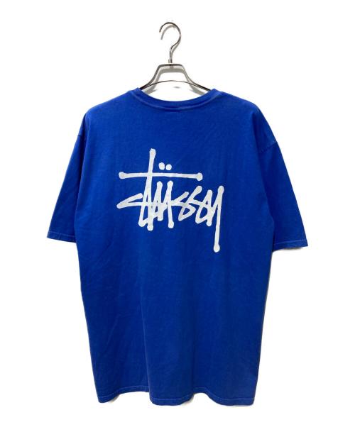 stussy（ステューシー）stussy (ステューシー) 後染めTシャツ ブルー サイズ:XLの古着・服飾アイテム