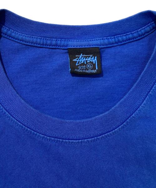 stussy（ステューシー）stussy (ステューシー) 後染めTシャツ ブルー サイズ:XLの古着・服飾アイテム