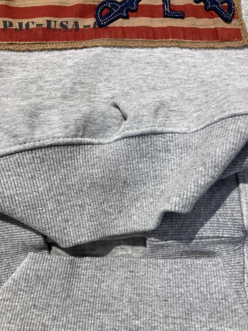 POLO RALPH LAUREN（ポロ・ラルフローレン）POLO RALPH LAUREN (ポロ・ラルフローレン) 星条旗パーカー グレー サイズ:XLの古着・服飾アイテム