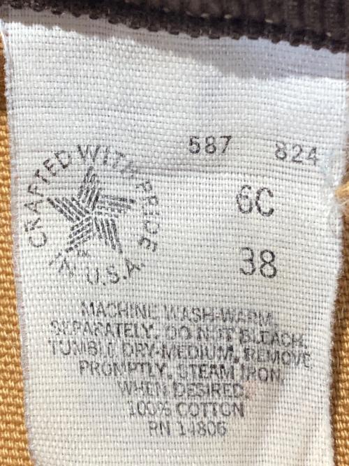 CarHartt（カーハート）CarHartt (カーハート) 80’s　ダックチョアコート ブラウン サイズ:38の古着・服飾アイテム