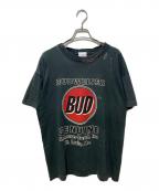 BUDWEISERバドワイザー）の古着「Tシャツ」｜ブラック