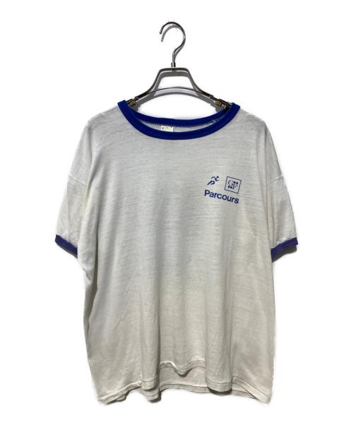 RUSSELL ATHLETIC（ラッセルアスレチック）RUSSELL ATHLETIC (ラッセルアスレチック) リンガーTシャツ ブルー サイズ:Lの古着・服飾アイテム
