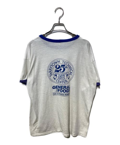 RUSSELL ATHLETIC（ラッセルアスレチック）RUSSELL ATHLETIC (ラッセルアスレチック) リンガーTシャツ ブルー サイズ:Lの古着・服飾アイテム