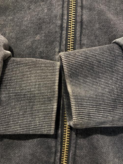 ANDER HUNK（アンダーハンク）ander hunk (アンダーハンク) Overdyed Double Zip-up Park ブラック サイズ:Mの古着・服飾アイテム