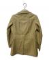 teller coat (テーラーコート) 60’s ヘリンボーンダブルブレストツイードコート カーキ サイズ:記載なし：15000円