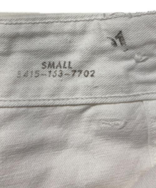 USMC（ユーエスエムシー）USMC (ユーエスエムシー) 60’s FOOD HANDLER'S TROUSERS ホワイト サイズ:SMALLの古着・服飾アイテム